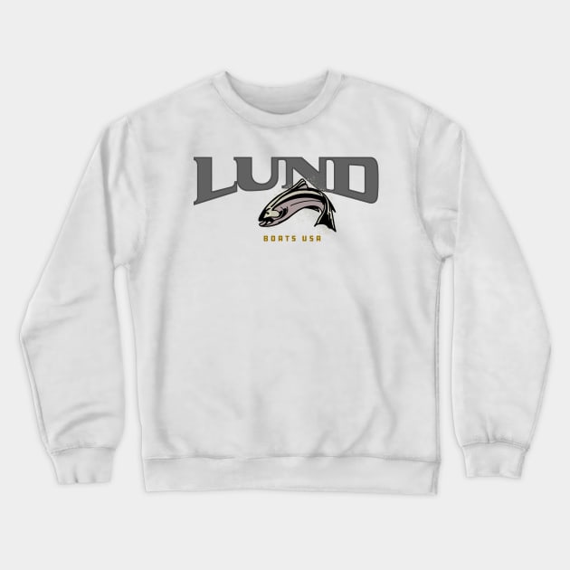 Lund Boats Crewneck Sweatshirt by Midcenturydave